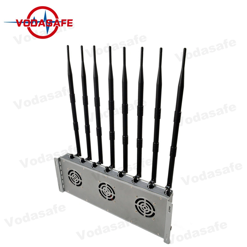 8 Antennas 46W High Power Military Jamming System for All WiFi2.4G / CDMA450MHz /GPS Military Grade Phone Jammer