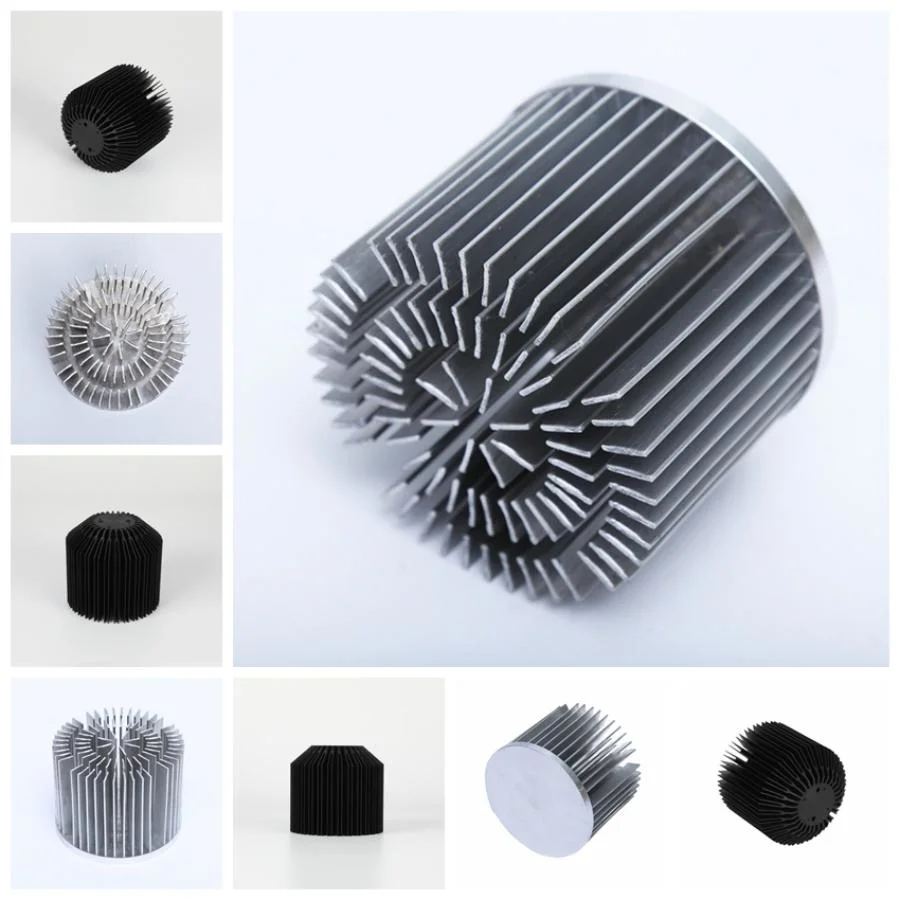 Customized Powder Coating CNC Machining Aluminum Die Casting Lighting Heatsink